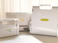 Accuquilt line-up of machines photo