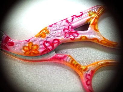 pink crane body detail photo